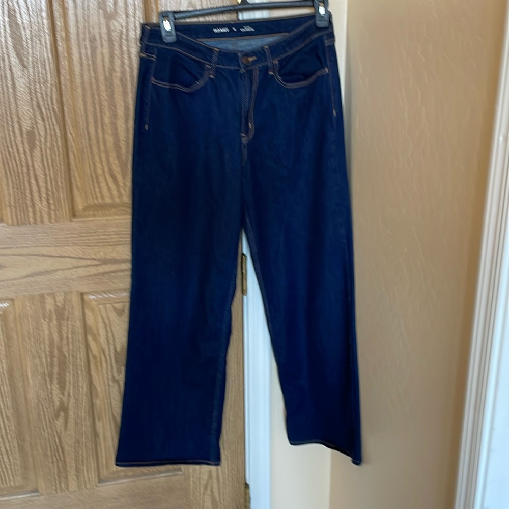 Old Navy Women's Flare Jeans - Dark Blue